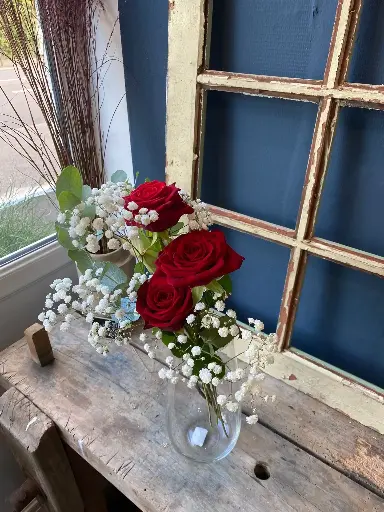 Bouquet de roses rouges