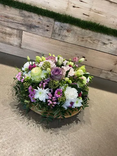 Coussin fleuri